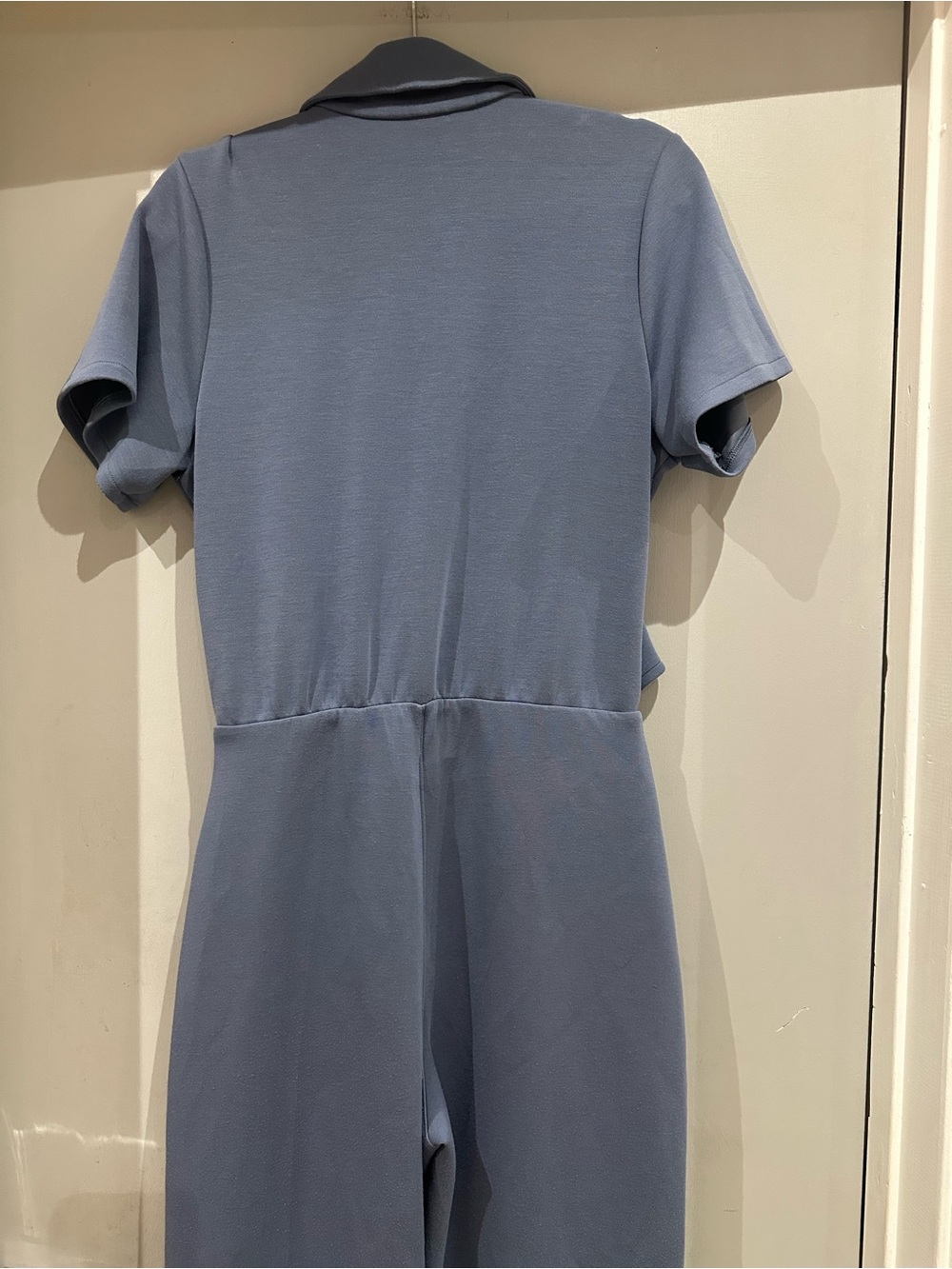 Spanx Women’s Blue Collared Wrap Jumpsuit - Picture 4 of 6